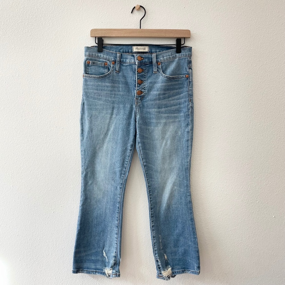 Madewell Cali Demi Boot Jeans 28p